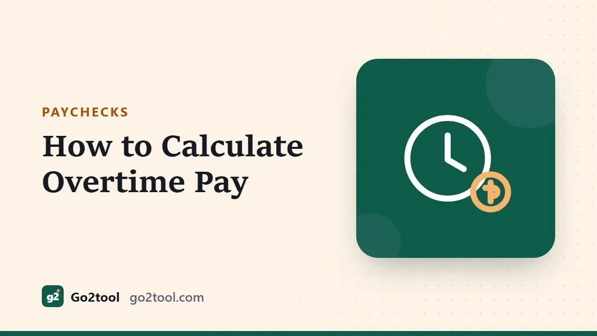 Clock and coin icon with the title How to Calculate Overtime Pay
